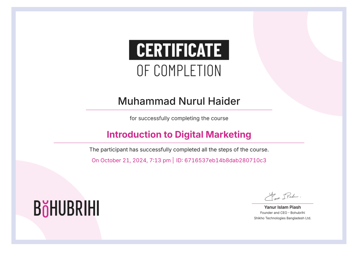 Certificate 4